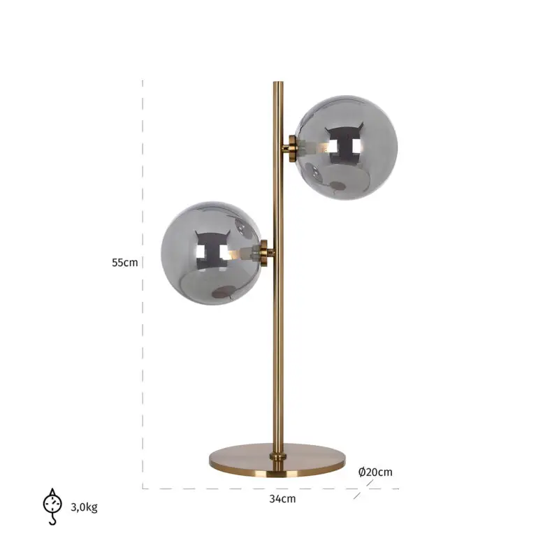 - Tafellamp Lise (Brushed Gold)