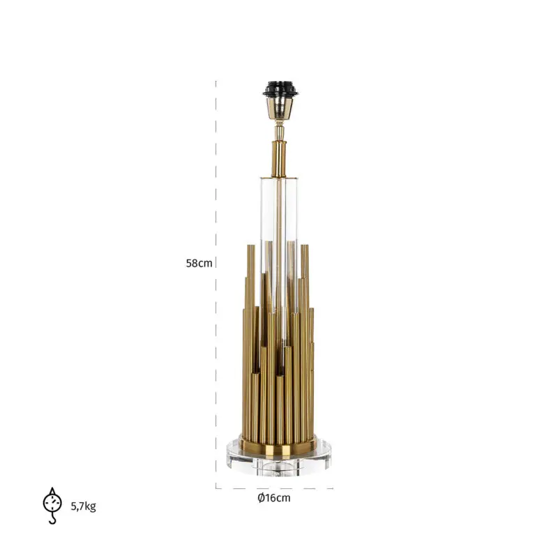 - Tafellamp Dex (Brushed Gold)