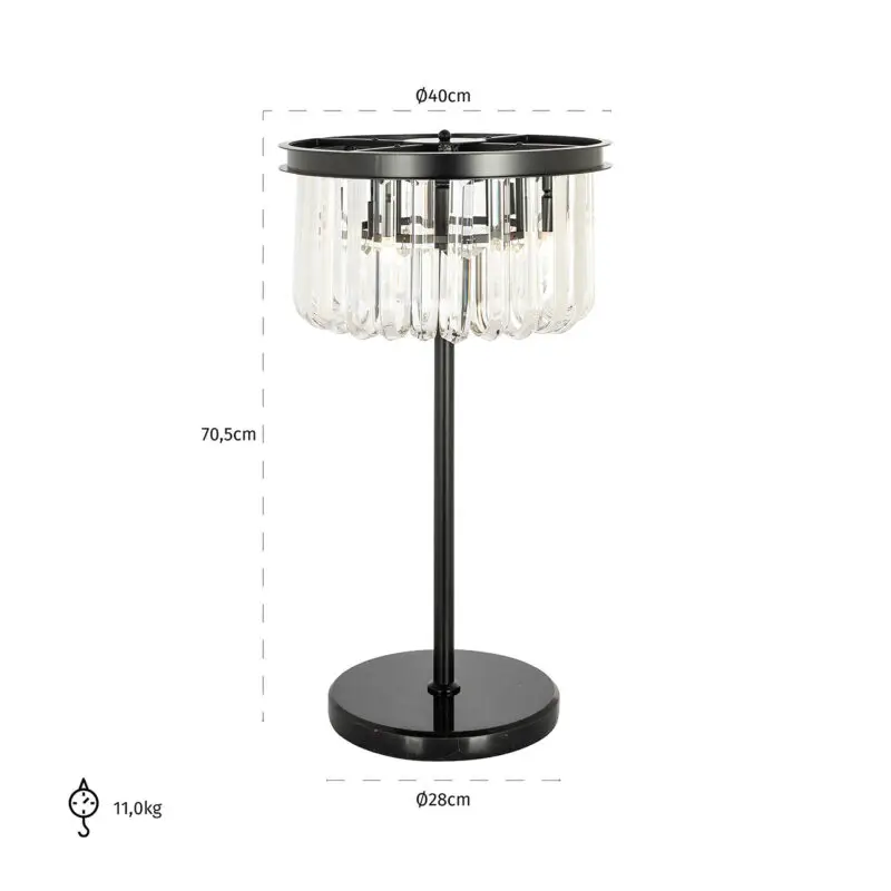 - Tafellamp Bessy (Black)