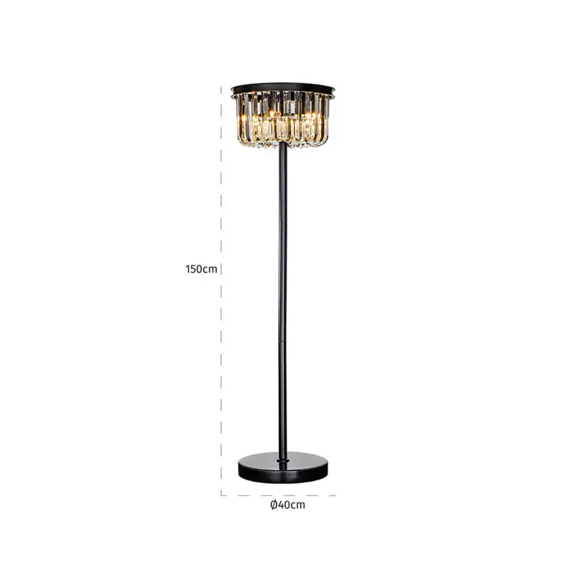 - Vloerlamp Dagmar (Black)