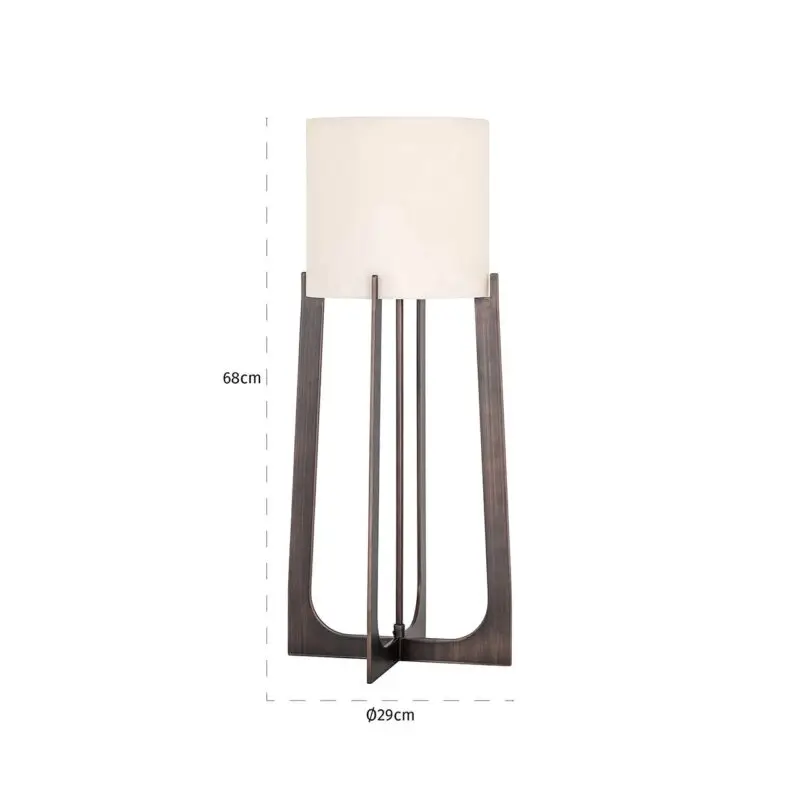 - Tafellamp Loura groot (Bronze)