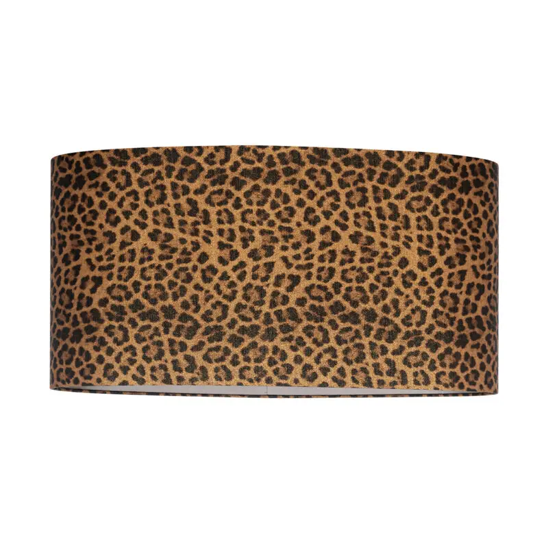 - Lampenkap Ollie ovaal (Donna-21056-Ollie 8014 Brown)
