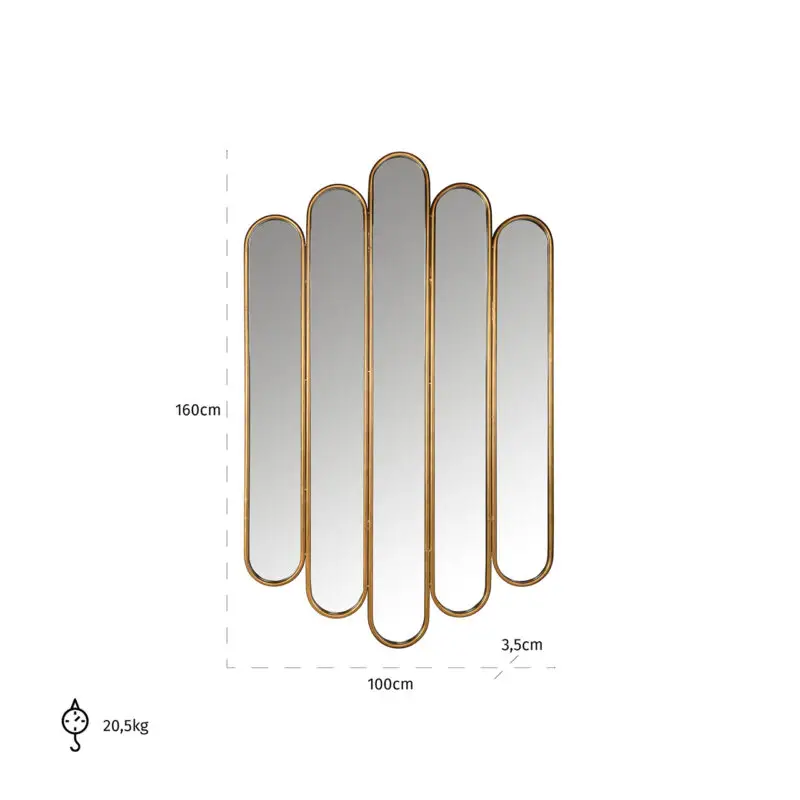 - Spiegel Chelsey (Gold)