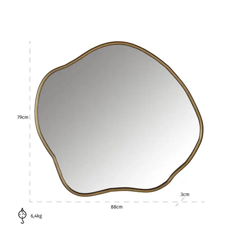 - Spiegel Allyson (Brushed Gold)