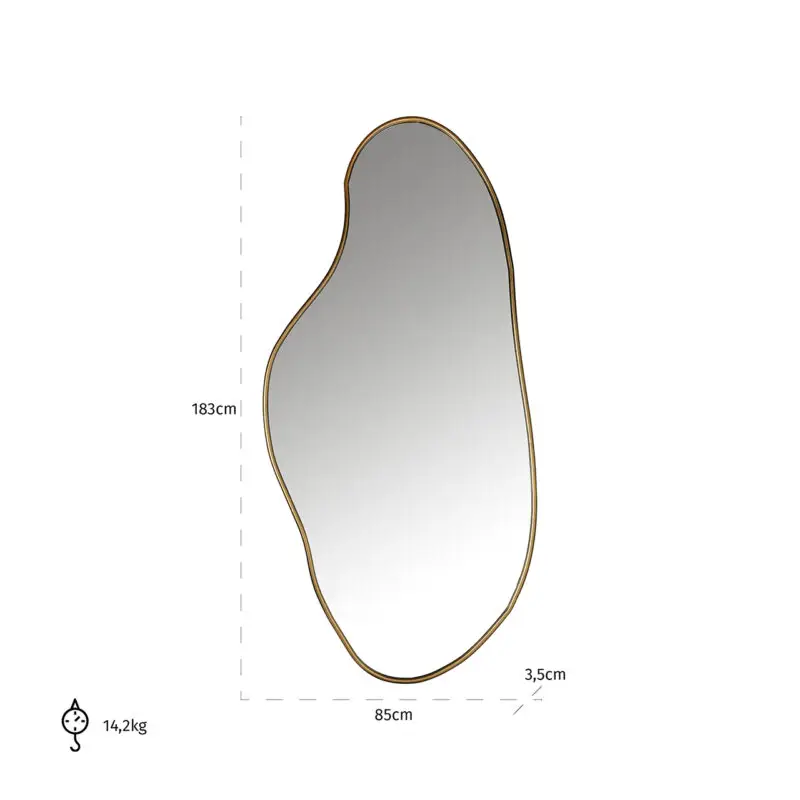 - Spiegel Alton (Brushed Gold)