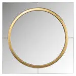 - Spiegel Briana rond goud (Gold)