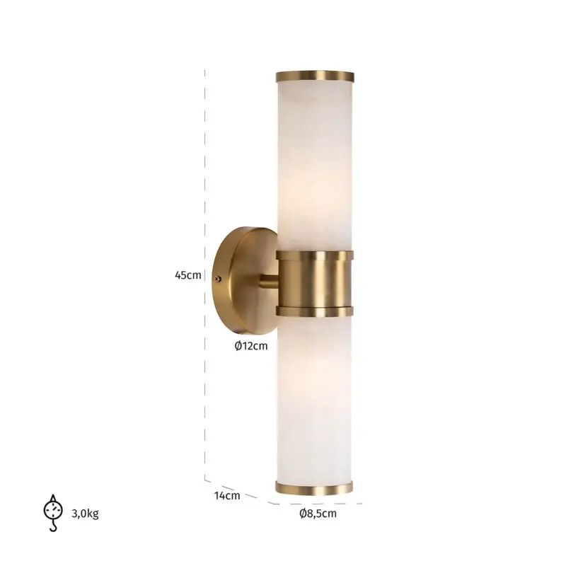- Wandlamp Charlize (Gold)