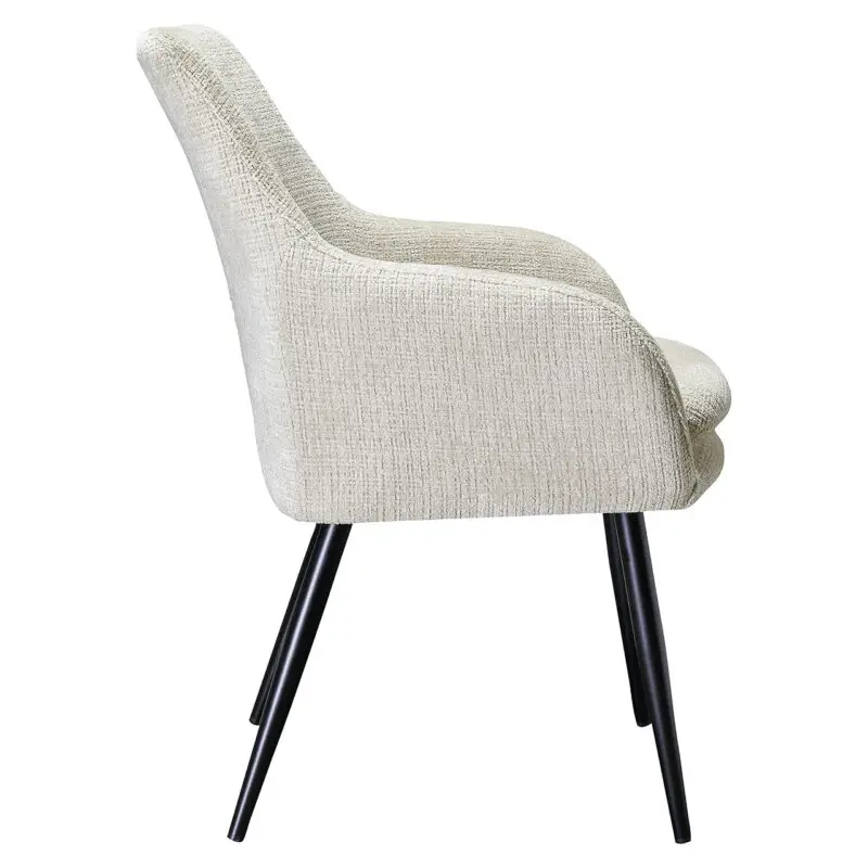 - Eetkamerstoel Chrissy beige chenille (Niagara 902 beige Chenille)