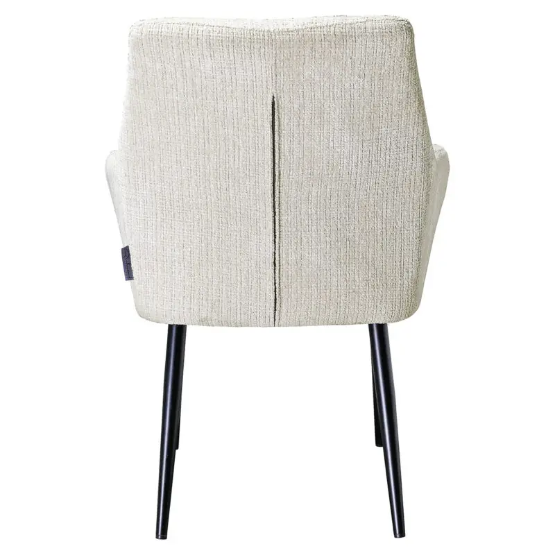 - Eetkamerstoel Chrissy beige chenille (Niagara 902 beige Chenille)