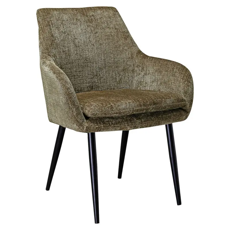 - Eetkamerstoel Chrissy stone chenille (Niagara 104 Stone Chenille)
