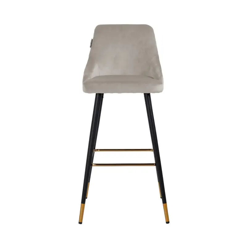 - Barstoel Imani khaki velvet (Quartz Khaki 903)