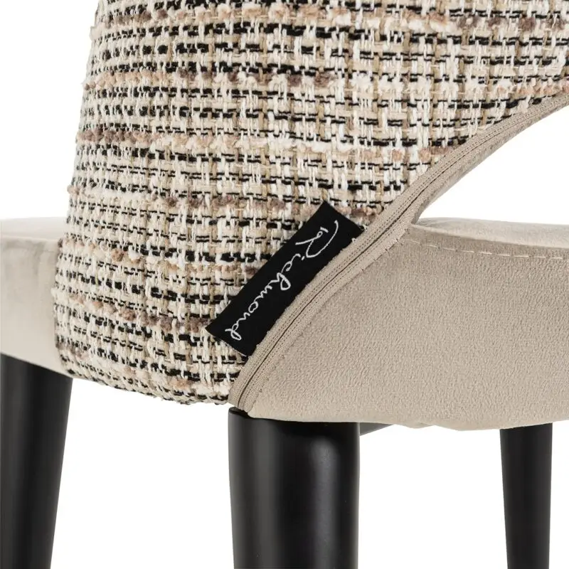 - Chair Tabitha trendy nature / quartz khaki fire retardant (Be Trendy 01 Nature)
