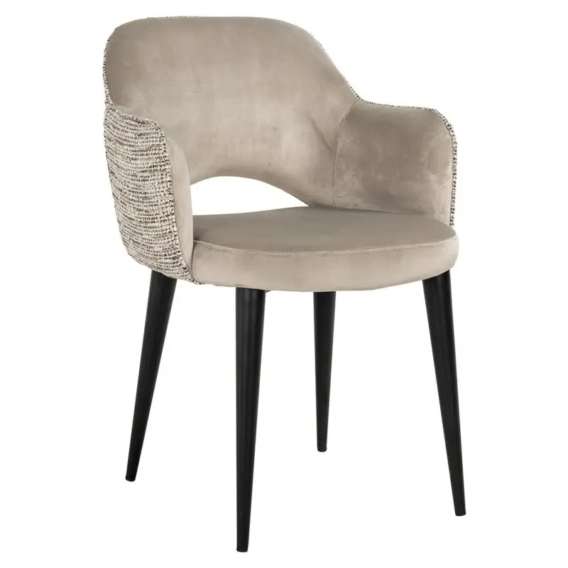 - Arm chair Giovanna trendy nature/quartz khaki fire retardant (Be Trendy 01 Nature)