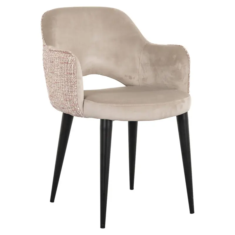 - Stoel Giovanna trendy rose/quartz khaki (Be trendy 1673 rose)