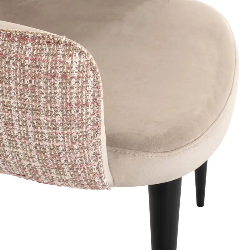 - Stoel Giovanna trendy rose/quartz khaki (Be trendy 1673 rose)