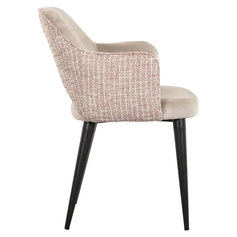 - Stoel Giovanna trendy rose/quartz khaki (Be trendy 1673 rose)