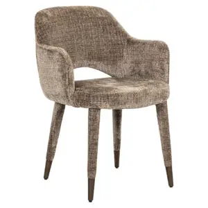 - Eetkamerstoel Donnatella stone chenille fire retardant (Niagara 104 Stone Chenille)