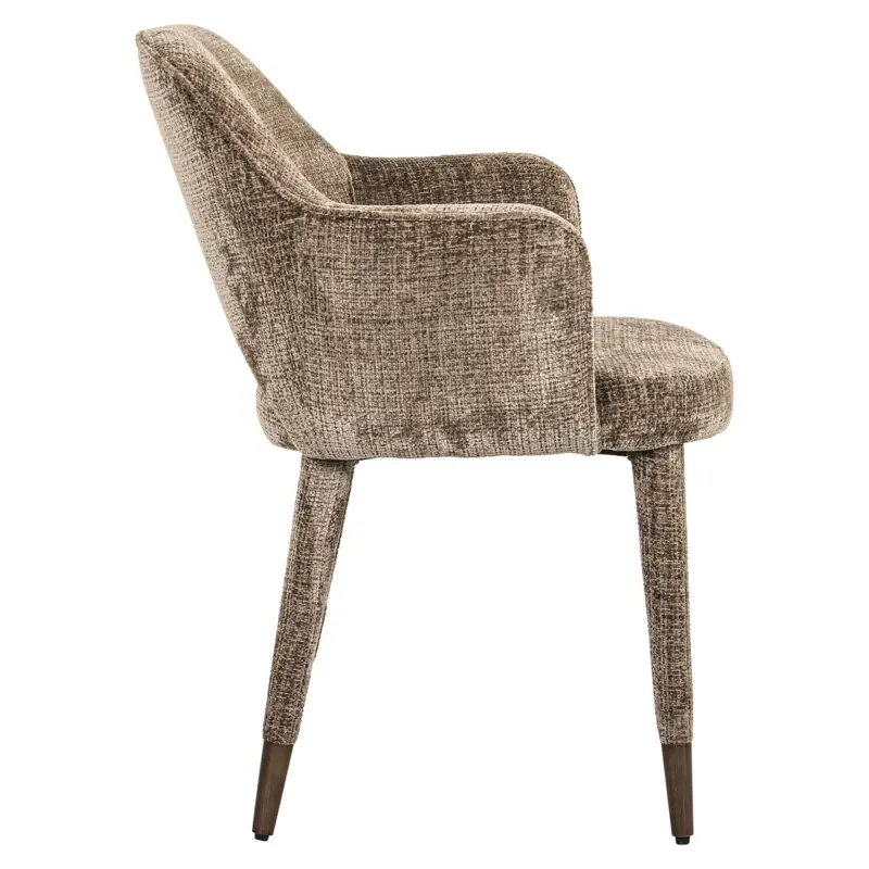 - Eetkamerstoel Donnatella stone chenille fire retardant (Niagara 104 Stone Chenille)