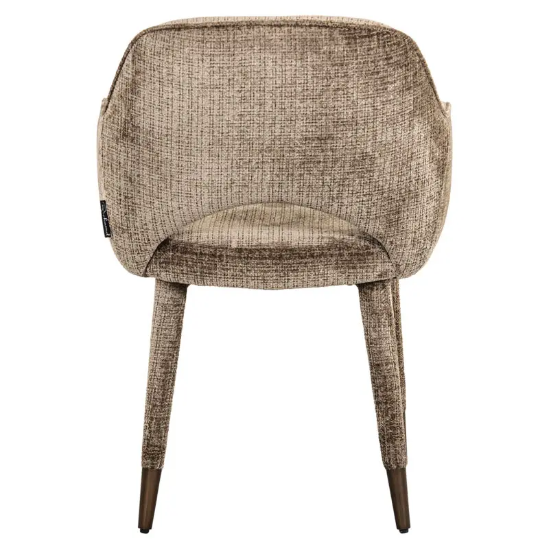 - Eetkamerstoel Donnatella stone chenille fire retardant (Niagara 104 Stone Chenille)