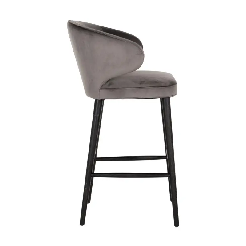 - Barstoel Indigo stone velvet (Quartz Stone 101)