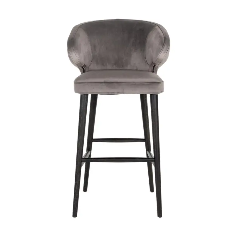 - Barstoel Indigo stone velvet (Quartz Stone 101)