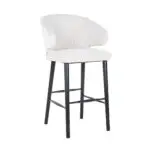 - Barstoel Indigo white bouclé (Copenhagen 900 Bouclé White)