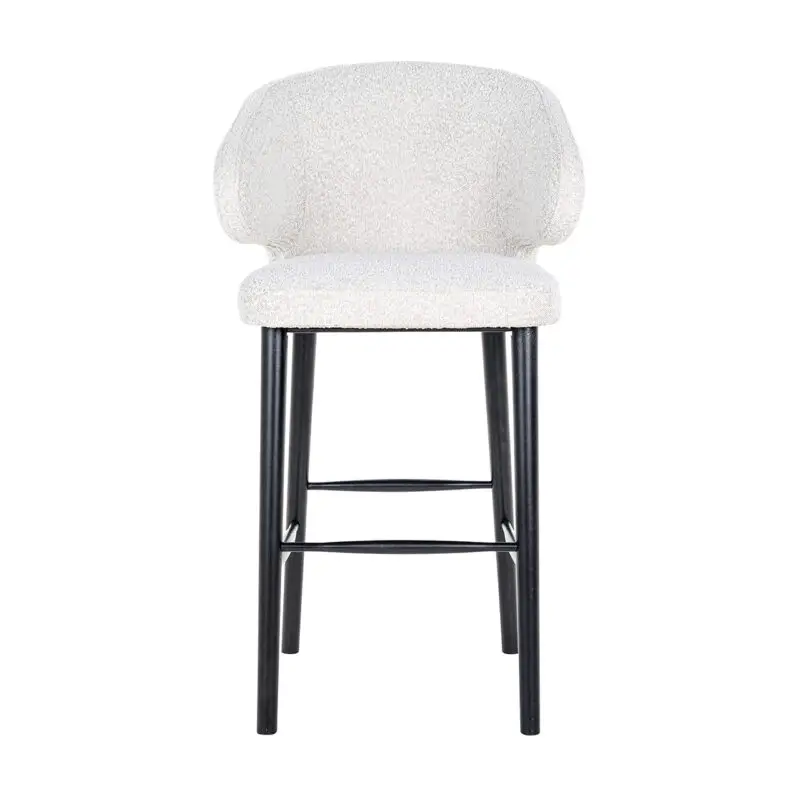 - Barstoel Indigo white bouclé (Copenhagen 900 Bouclé White)