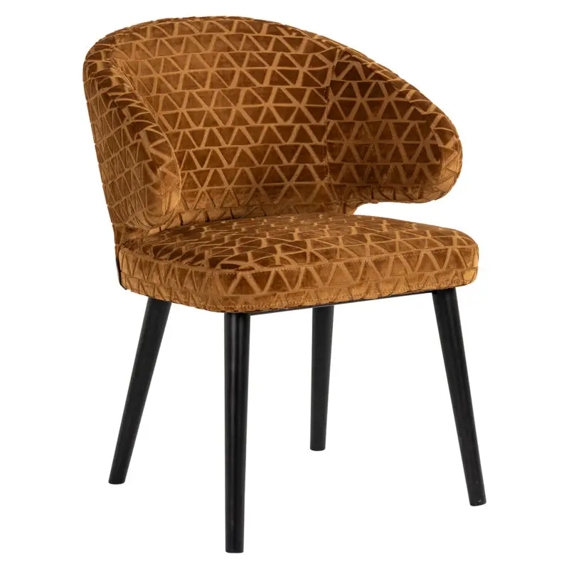 - Eetkamerstoel Indigo gold triangle (Triangle 2013 old gold)
