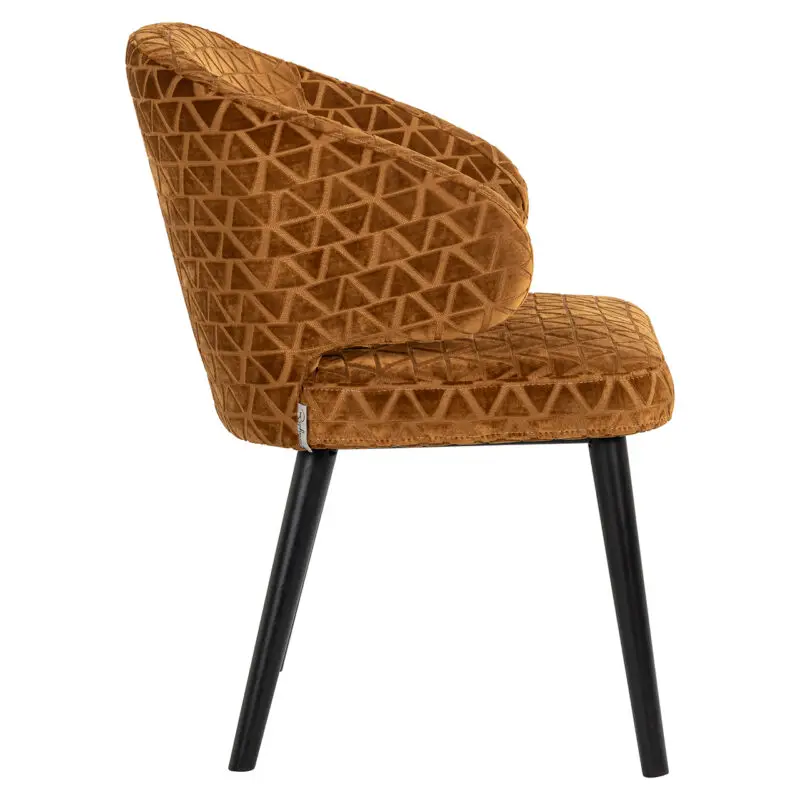 - Eetkamerstoel Indigo gold triangle (Triangle 2013 old gold)