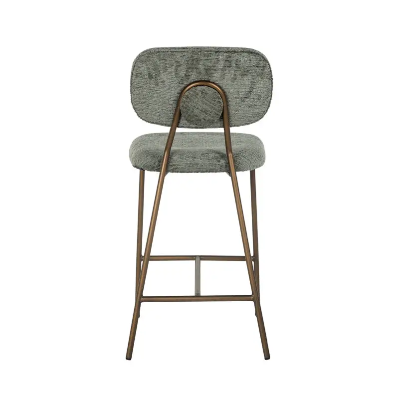 - Counterstoel Xenia thyme fusion / brushed gold legs (Fusion thyme 206)