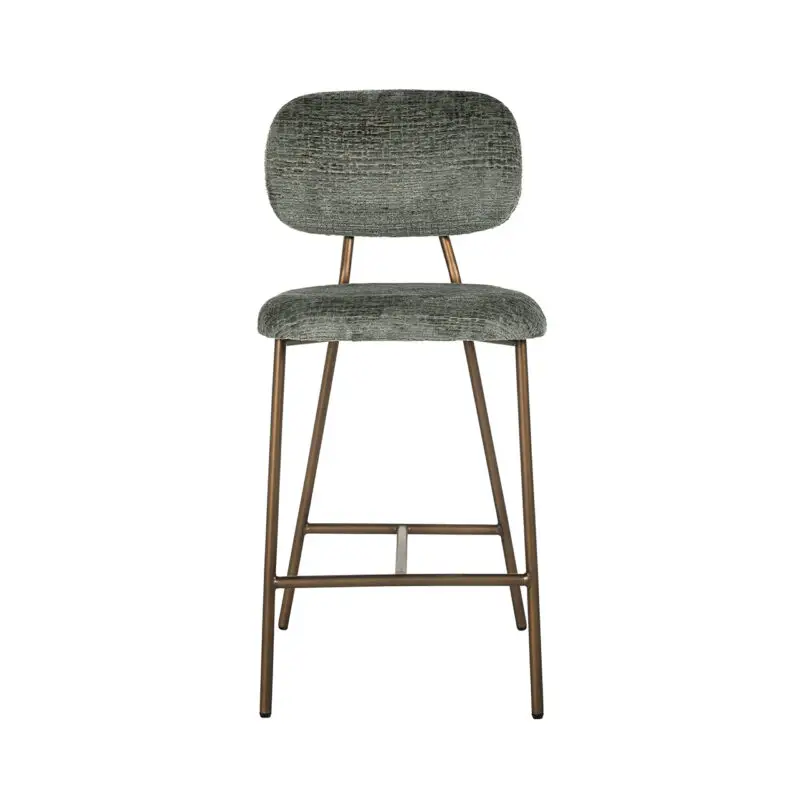 - Counterstoel Xenia thyme fusion / brushed gold legs (Fusion thyme 206)