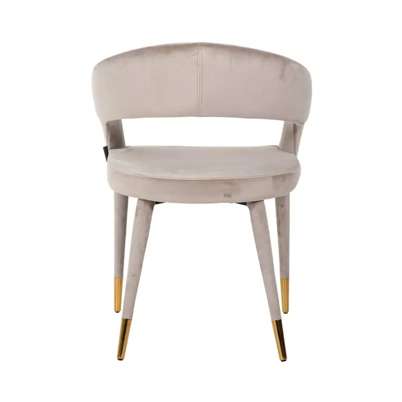 - Stoel Gia khaki velvet fire retardant (FR-Quartz 903 Khaki)
