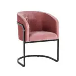 - Stoel Chiara blush velvet (Genova 706  Blush)
