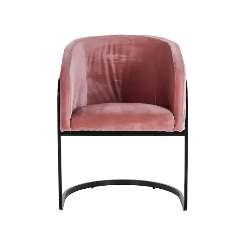 - Stoel Chiara blush velvet (Genova 706  Blush)