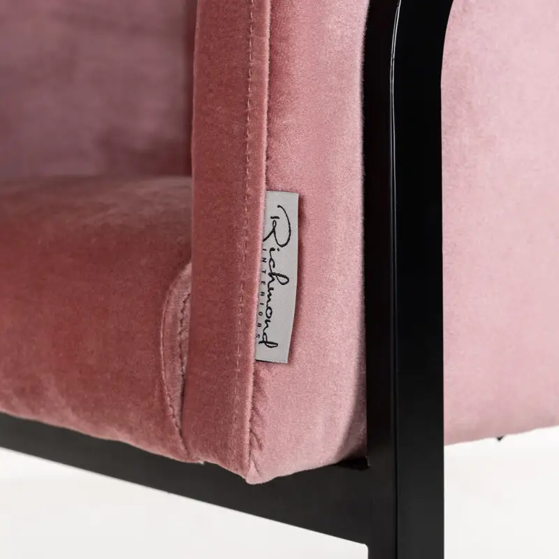 - Stoel Chiara blush velvet (Genova 706  Blush)