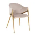 - Stoel Gwen khaki velvet fire retardant (FR-Quartz 903 Khaki)