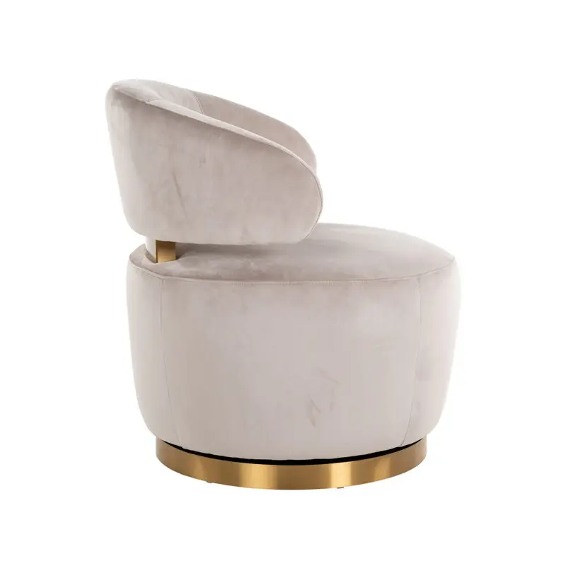- Draaifauteuil Maxime khaki velvet (Quartz Khaki 903)