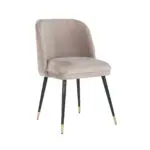 - Stoel Alicia khaki velvet fire retardant (FR-Quartz 903 Khaki)
