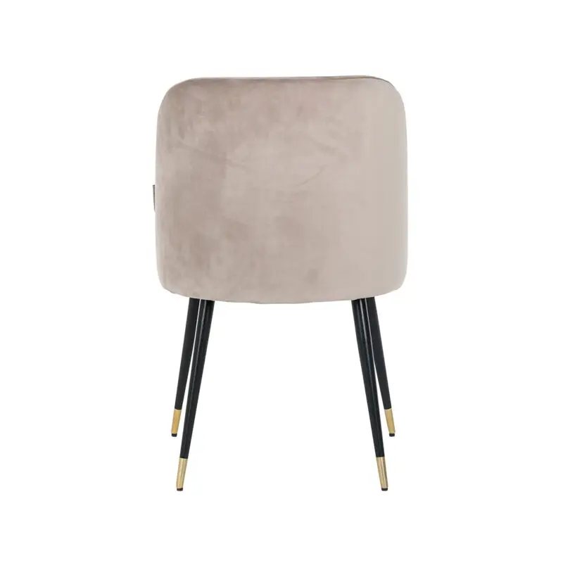 - Stoel Alicia khaki velvet fire retardant (FR-Quartz 903 Khaki)