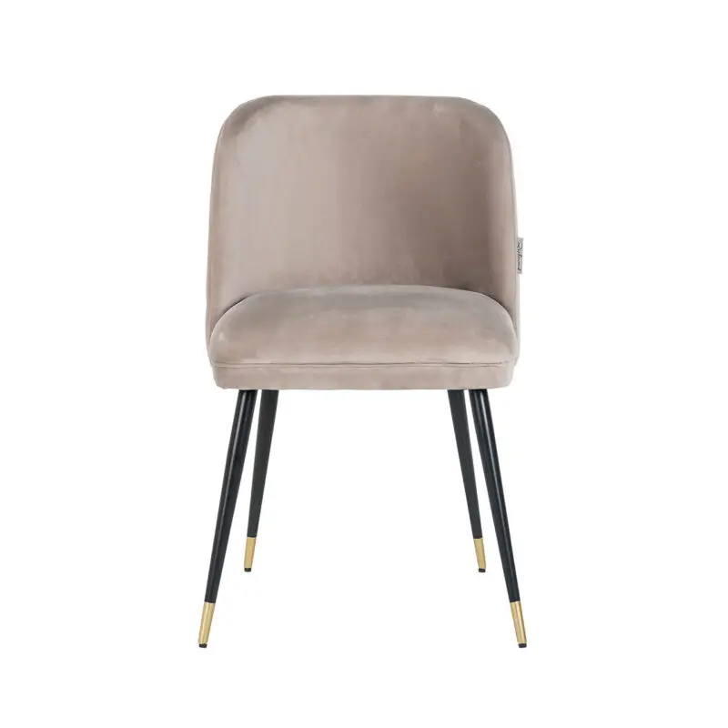 - Stoel Alicia khaki velvet fire retardant (FR-Quartz 903 Khaki)