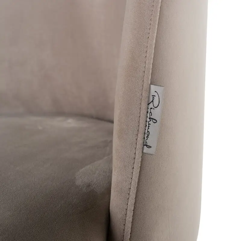 - Stoel Alicia khaki velvet fire retardant (FR-Quartz 903 Khaki)