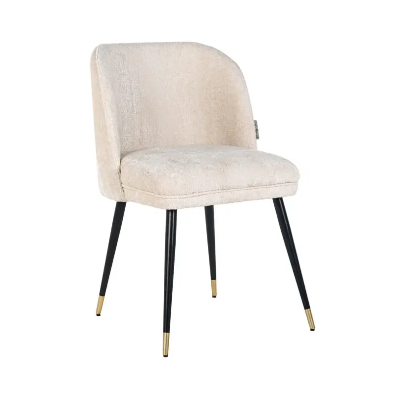 - Stoel Alicia white chenille fire retardant (FR-Bergen 900 white chenille)