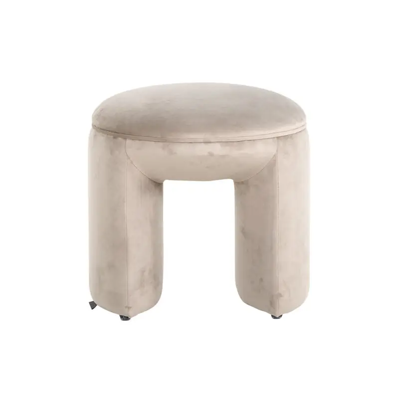 - Poef Fargo khaki velvet (Quartz Khaki 903)