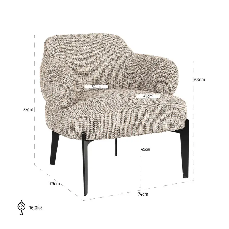 - Fauteuil Venus trendy nature (Be Trendy 01 Nature)