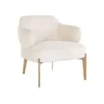 - Fauteuil Venus white chenille (Bergen 900 white chenille)