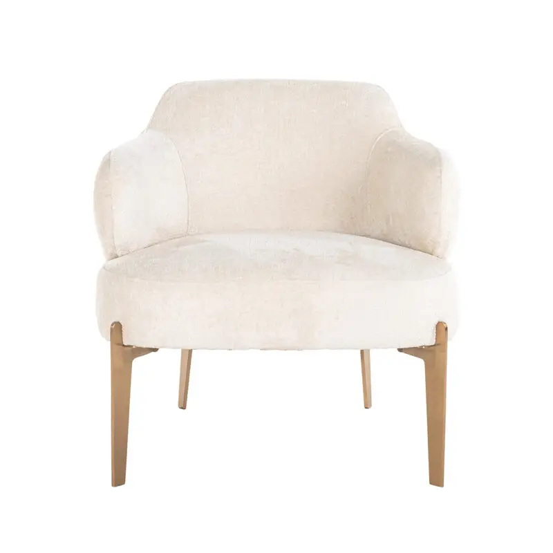 - Fauteuil Venus white chenille (Bergen 900 white chenille)