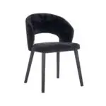 - Stoel Savoy black chenille (Bergen 809 black chenille)
