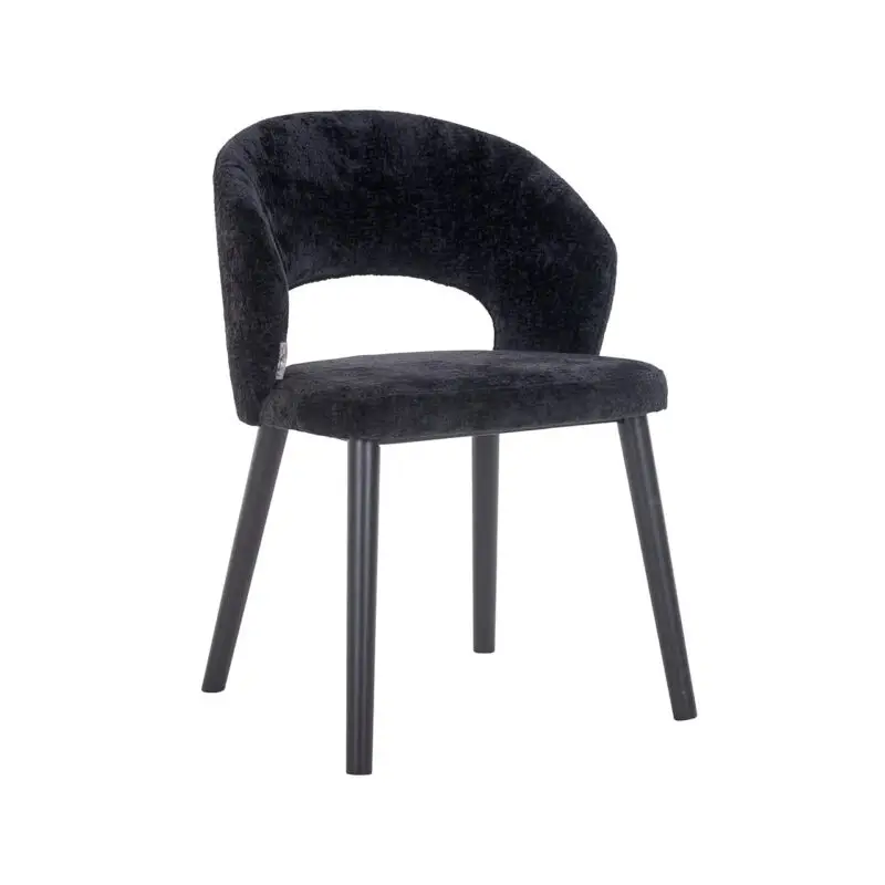 - Stoel Savoy black chenille (Bergen 809 black chenille)