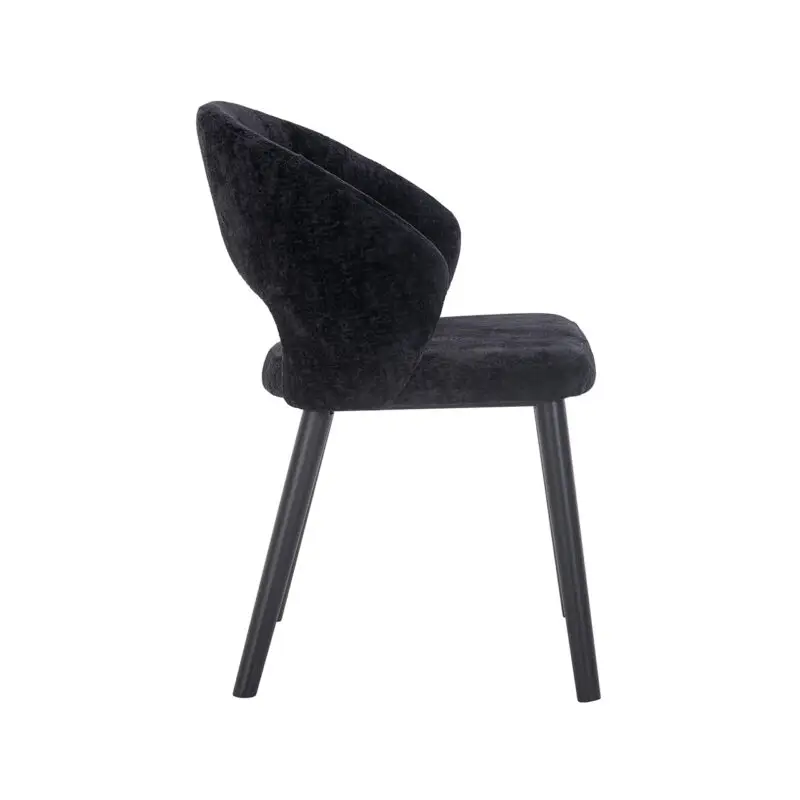 - Stoel Savoy black chenille (Bergen 809 black chenille)