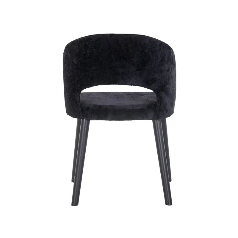 - Stoel Savoy black chenille (Bergen 809 black chenille)
